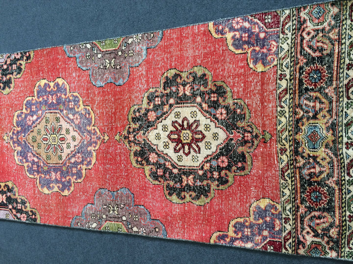 Turkish Runner Rug 2' 1" x 13' Hand-Knotted view