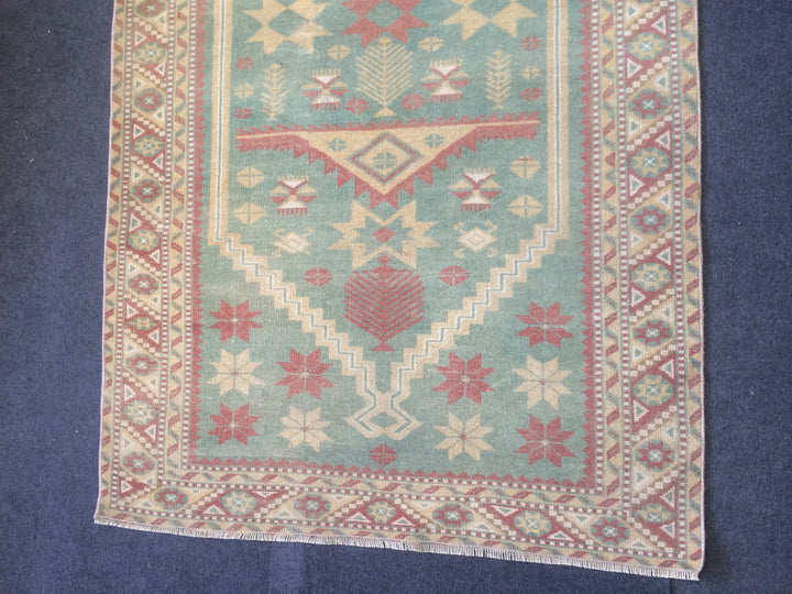 Rust Turkish Oushak Rug Hand-Knotted close-up