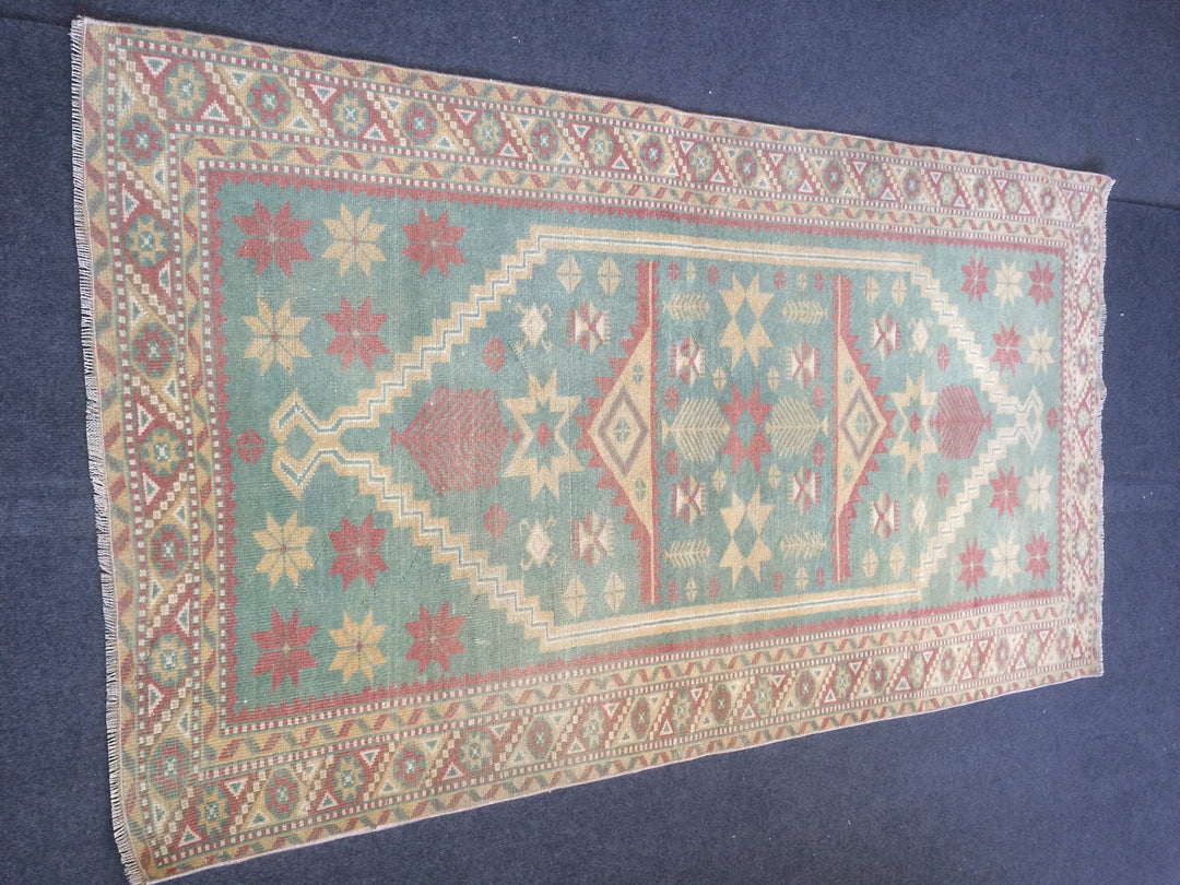 Rust Turkish Oushak Rug Hand-Knotted view