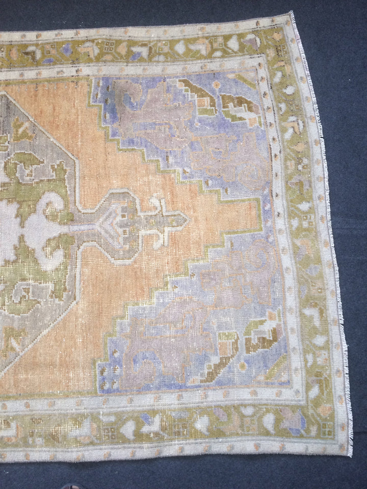 Turkish Oushak Rug 2'6" x 10'0" Hand-Knotted view