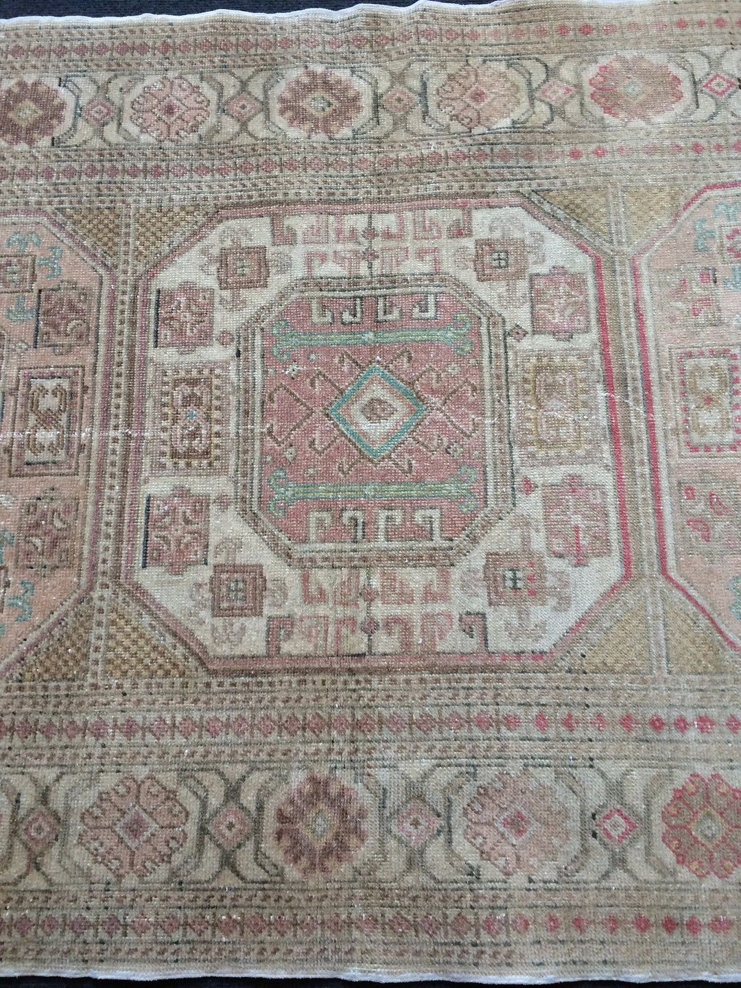 Rust Turkish Oushak Rug Hand-Knotted view 9