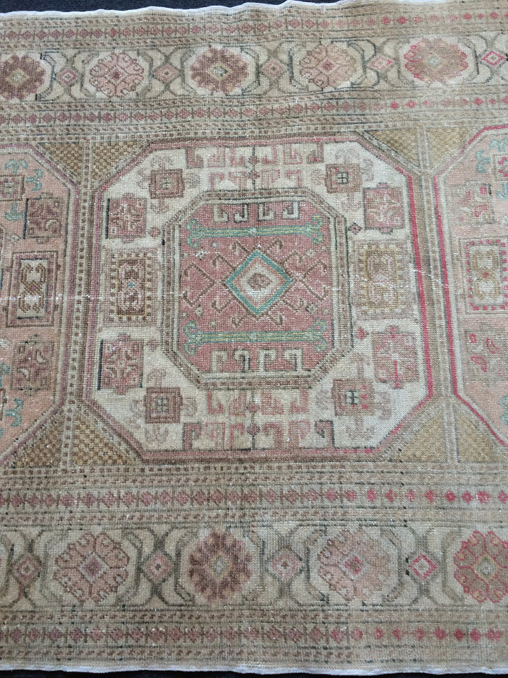 Rust Turkish Oushak Rug Hand-Knotted view 9