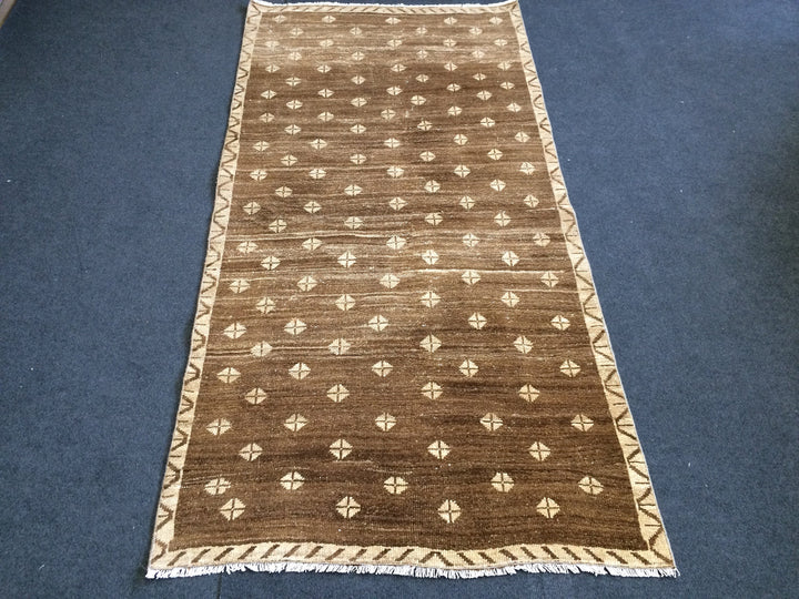 Rust Turkish Oushak Rug Rust Runner Rug Hand-Knotted view