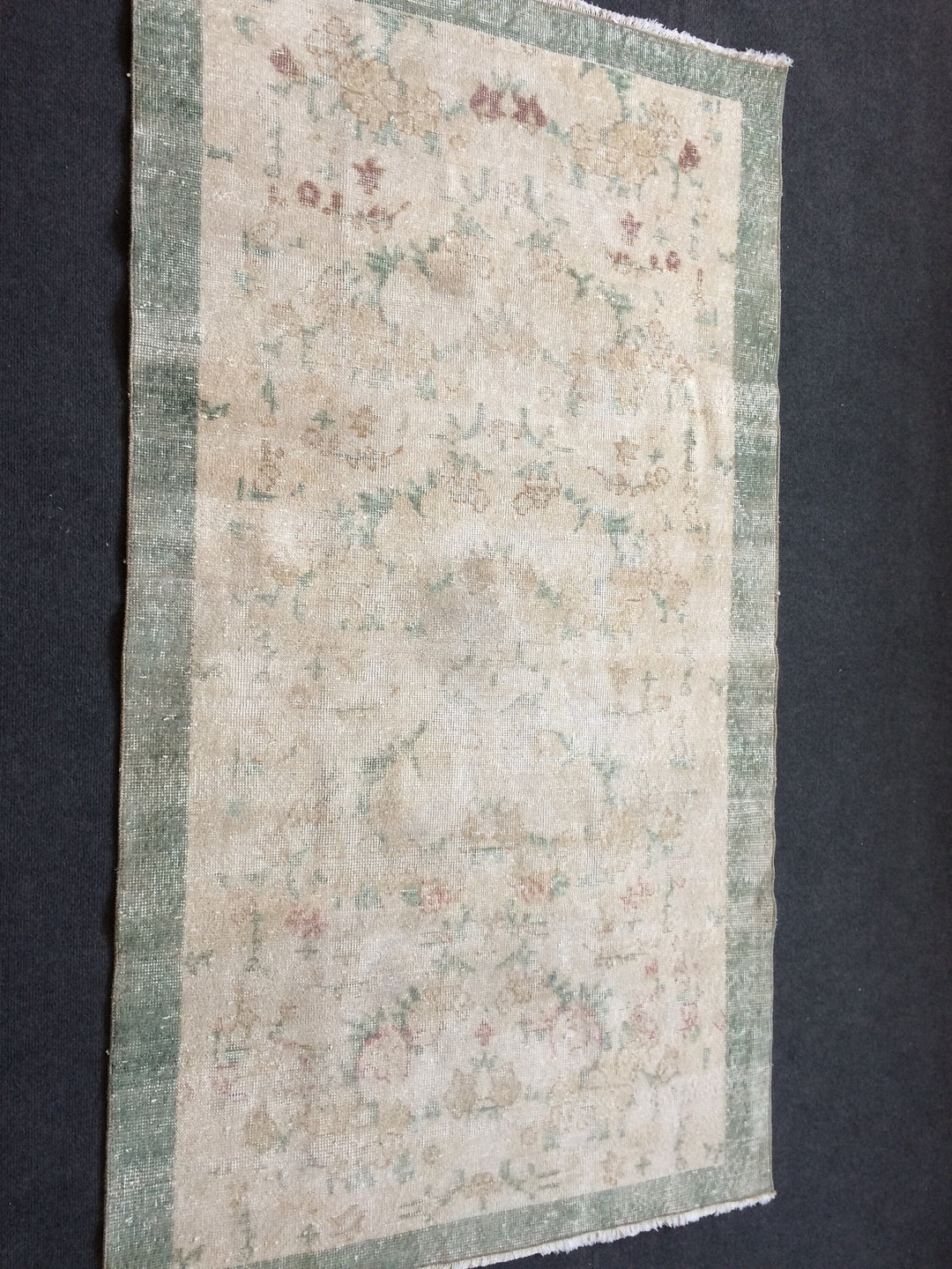 Rust Turkish Oushak Rug Hand-Knotted view 9