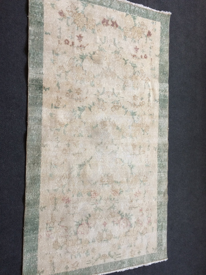 Rust Turkish Oushak Rug Hand-Knotted view 9