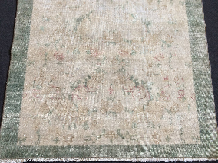 Rust Turkish Oushak Rug Hand-Knotted view