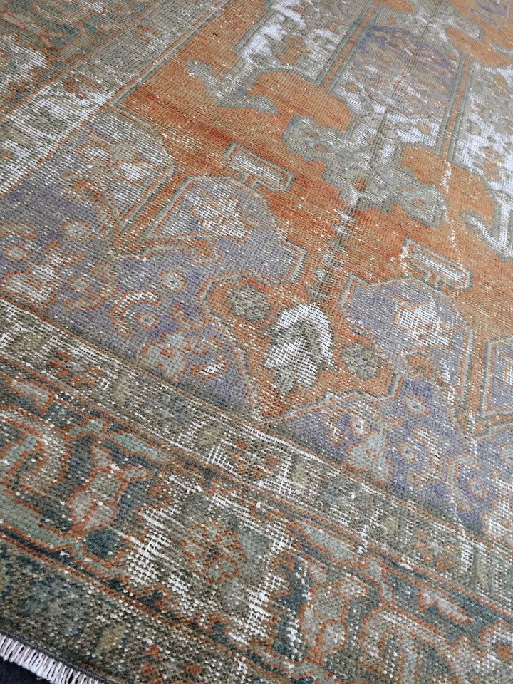 Turkish Oushak Rug 5' x 8' 7" Hand-Knotted view 9