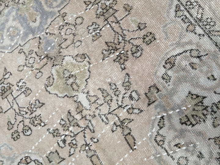 Rust Turkey Runner Rug 3' 11" x 6' 8" Hand-Knotted reverse