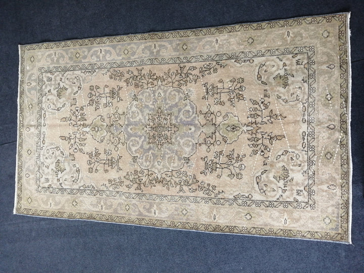 Rust Turkey Runner Rug 3' 11" x 6' 8" Hand-Knotted close-up
