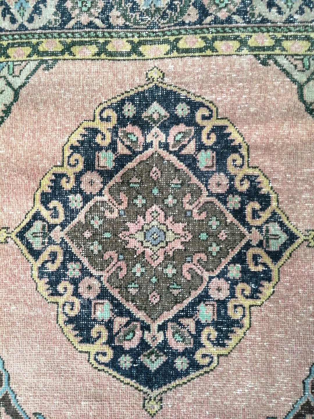 Beige Turkish Runner Rug 2' 7" x 13' 5" Hand-Knotted view 9