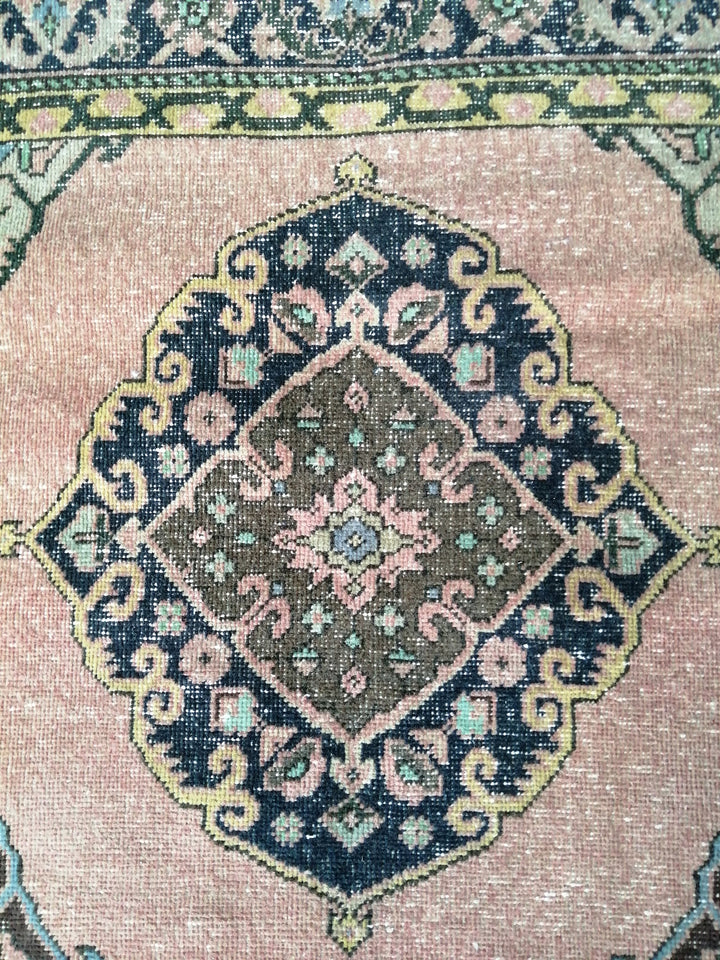Beige Turkish Runner Rug 2' 7" x 13' 5" Hand-Knotted view 9
