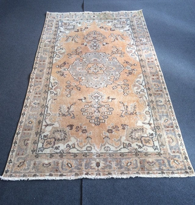 Turkish Oushak Rug Hand-Knotted