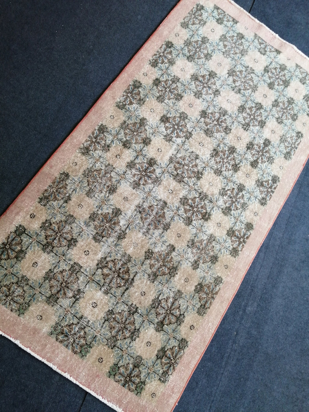 Beige Turkish Oushak Rug 4' x 7' Hand-Knotted view