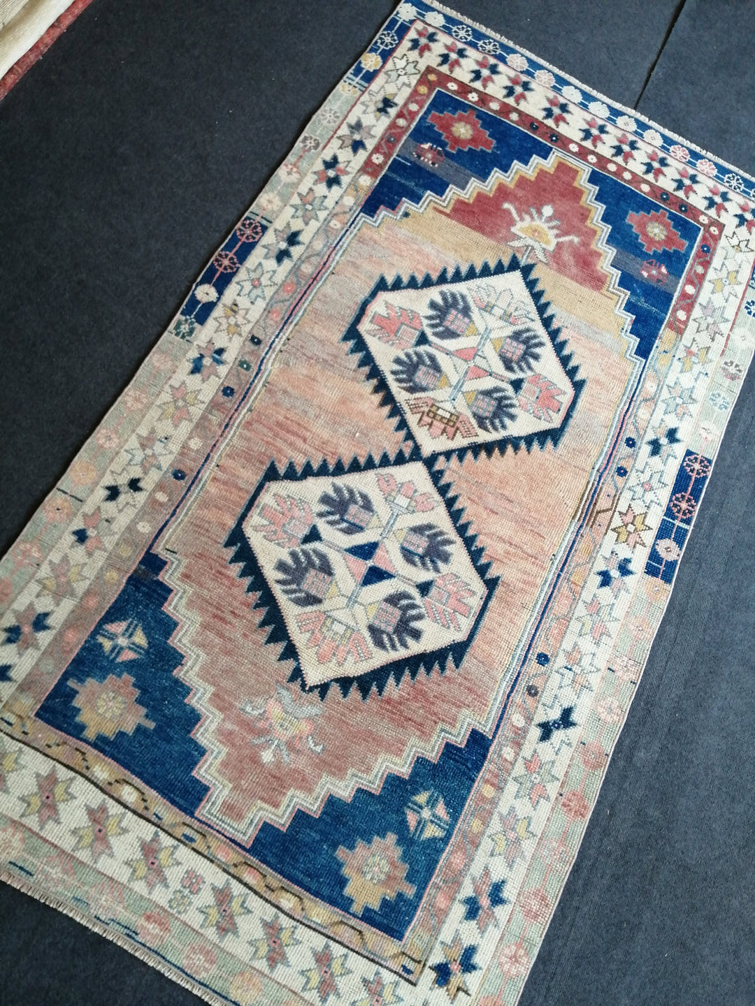 Rust Turkish Oushak Rug 4' x 7' 6" Hand-Knotted view