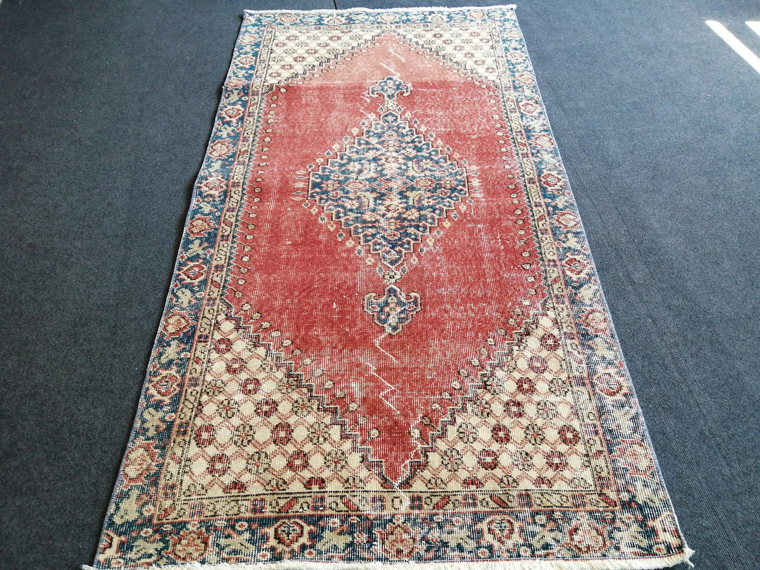 Rust Turkish Oushak Rug Hand-Knotted view