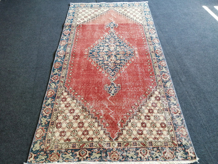 Rust Turkish Oushak Rug Hand-Knotted view