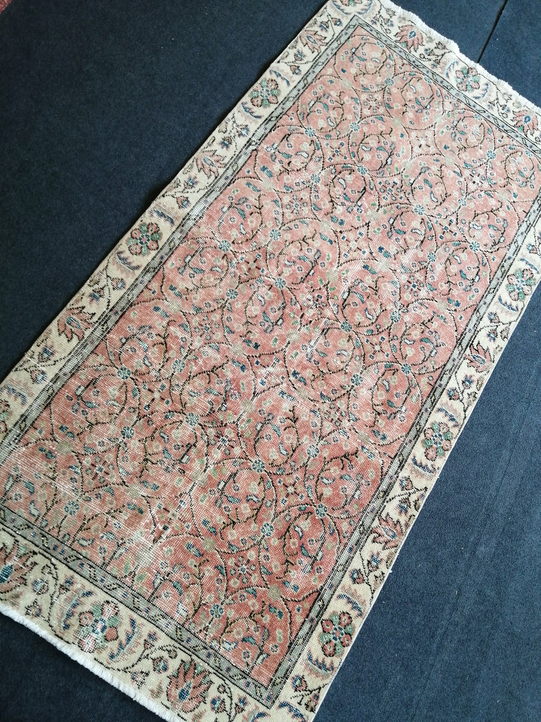 Rust Turkish Oushak Rug Hand-Knotted view