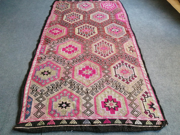 Turkish Oushak Rug 4' x 8' Hand-Knotted