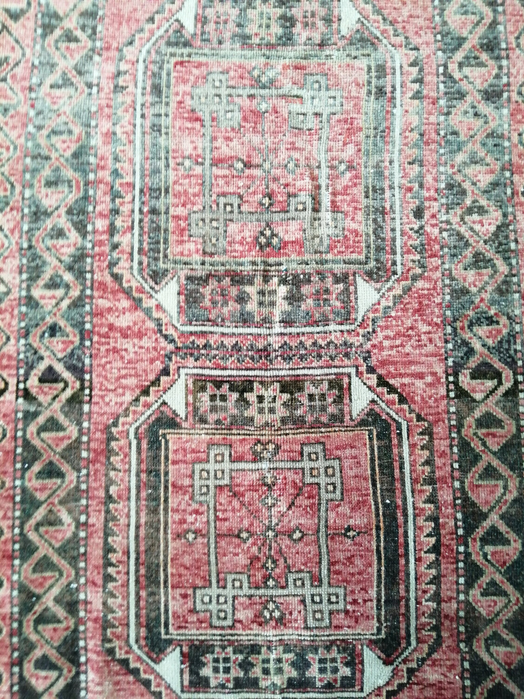 Beige Turkish Runner Rug 3' x 10' Hand-Knotted | No. WR19209