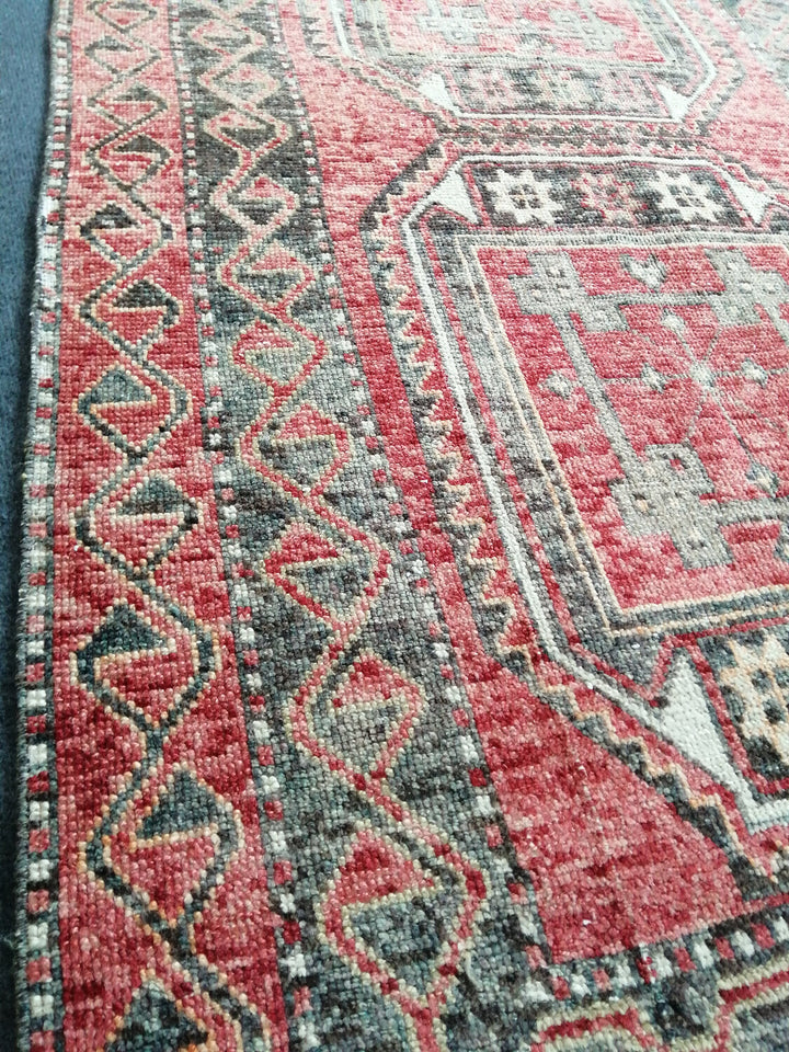 Beige Turkish Runner Rug 3' x 10' Hand-Knotted | No. WR19209