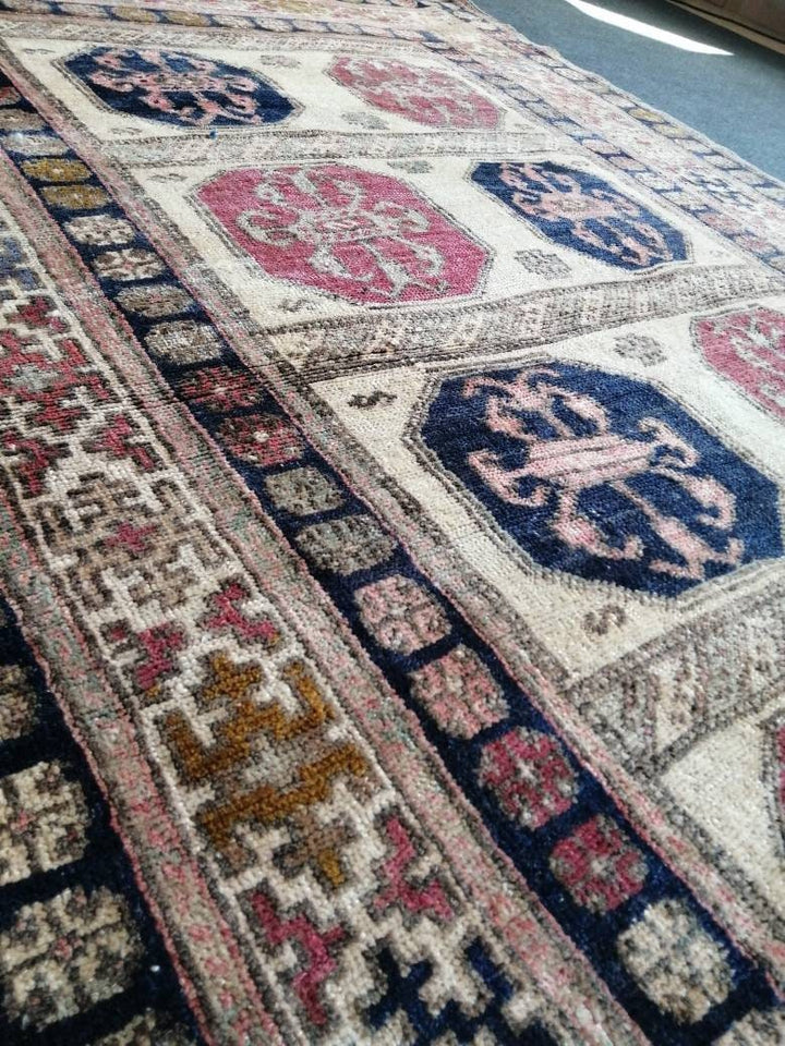 Turkish Oushak Rug 4'2" x 6'1" Hand-Knotted view