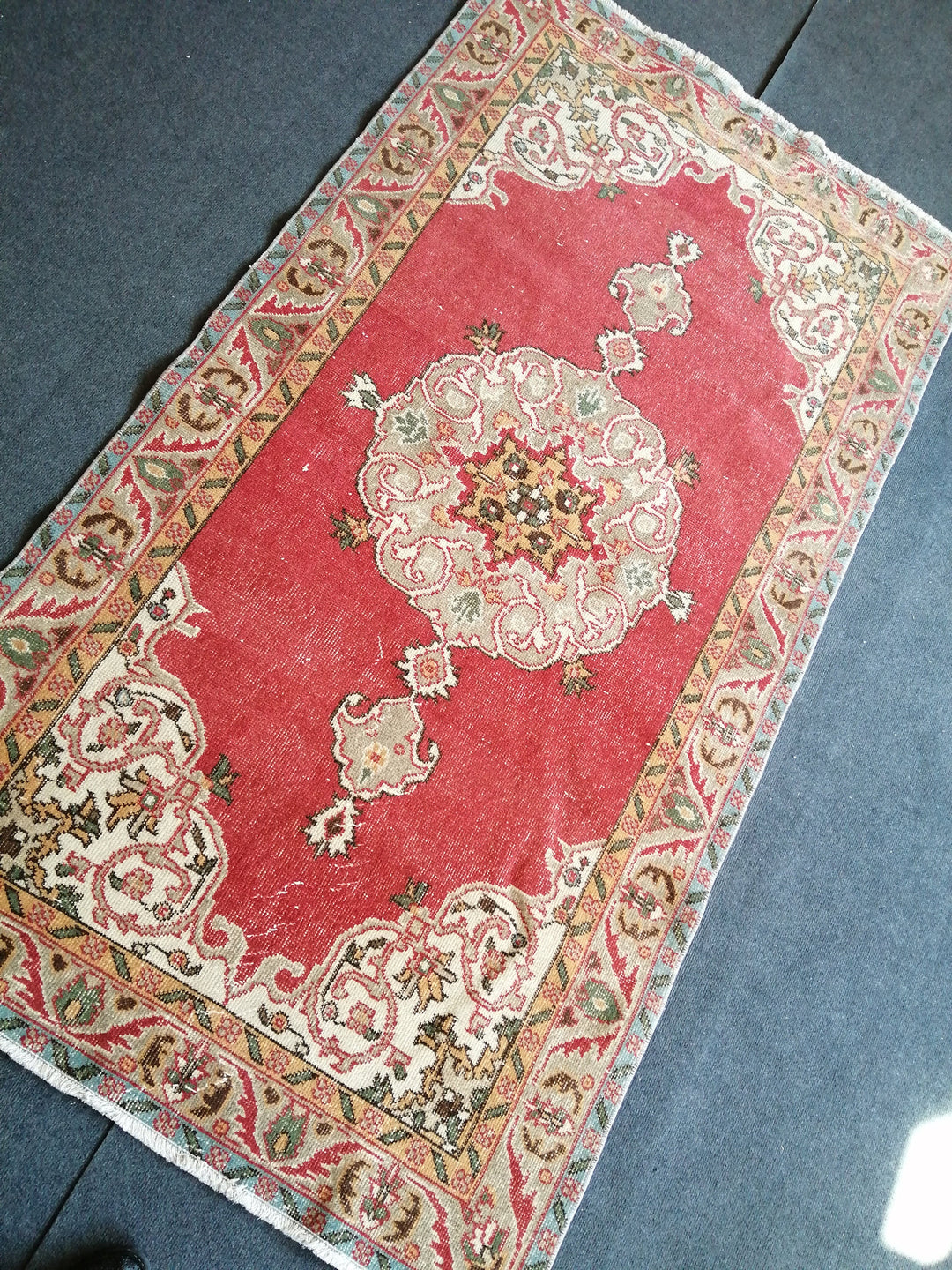 Turkish Oushak Rug 5'3" x 7'6" Hand-Knotted view