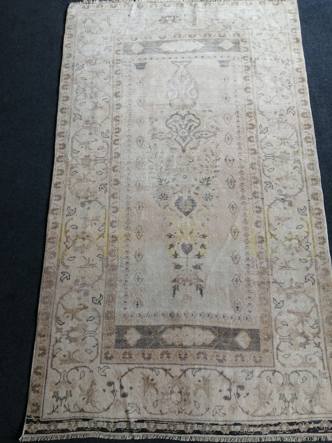 Rust Turkish Runner Rug 3' 6" x 6' Hand-Knotted view
