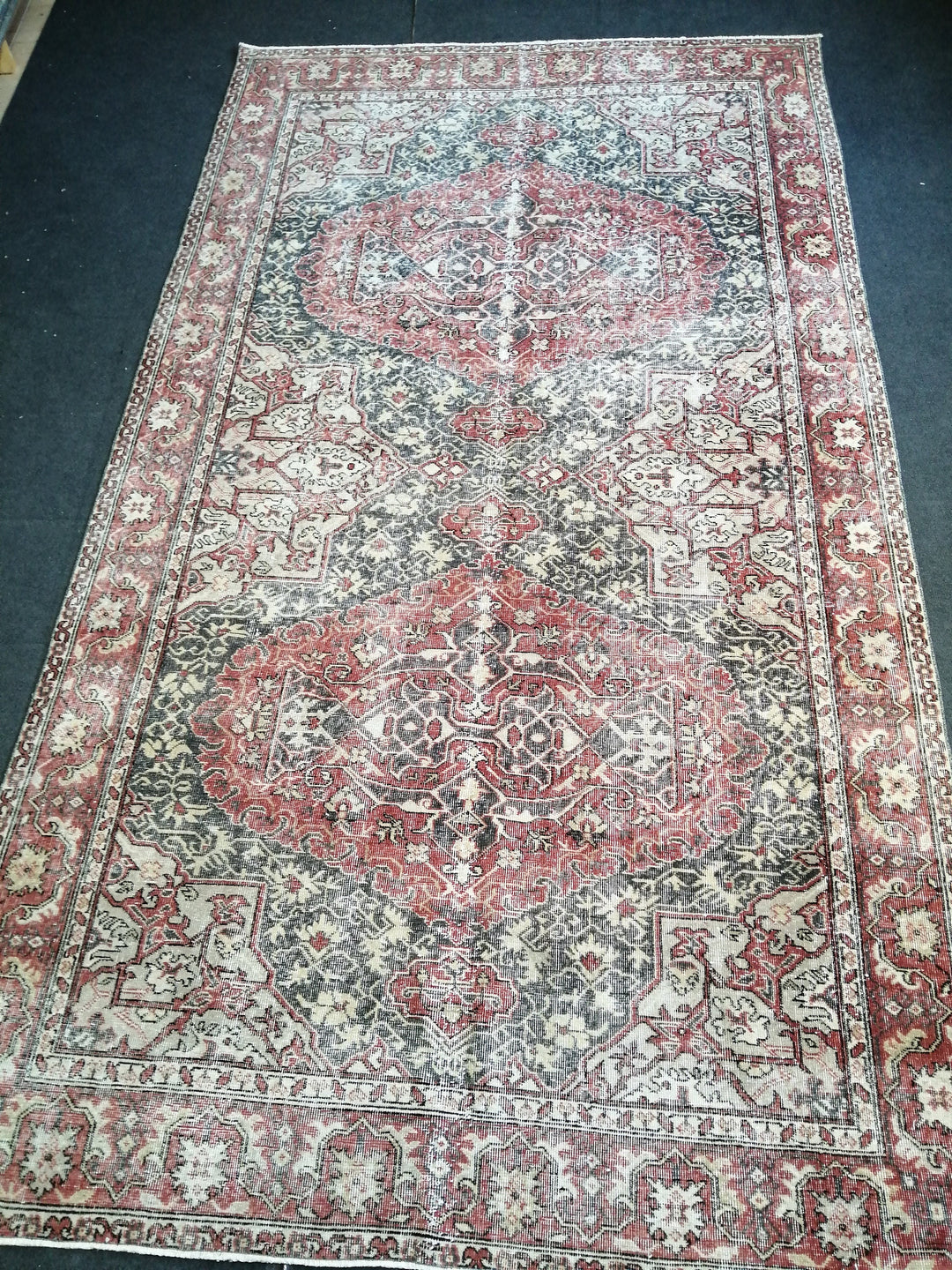 Beige Turkish Runner Rug 6' 2" x 11' Hand-Knotted view