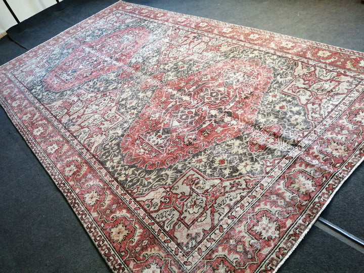 Beige Turkish Runner Rug 6' 2" x 11' Hand-Knotted view 9