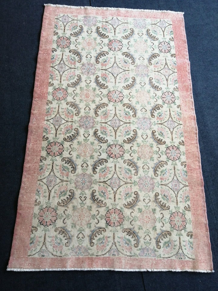 Rust Turkish Oushak Rug 4' x 6' 5" Hand-Knotted