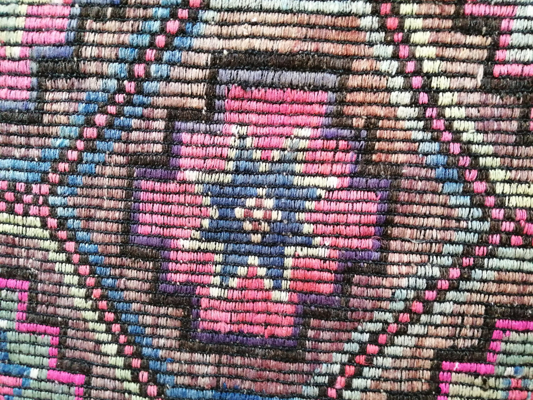 Turkish Oushak Rug 5' 11" x 10' Hand-Knotted reverse