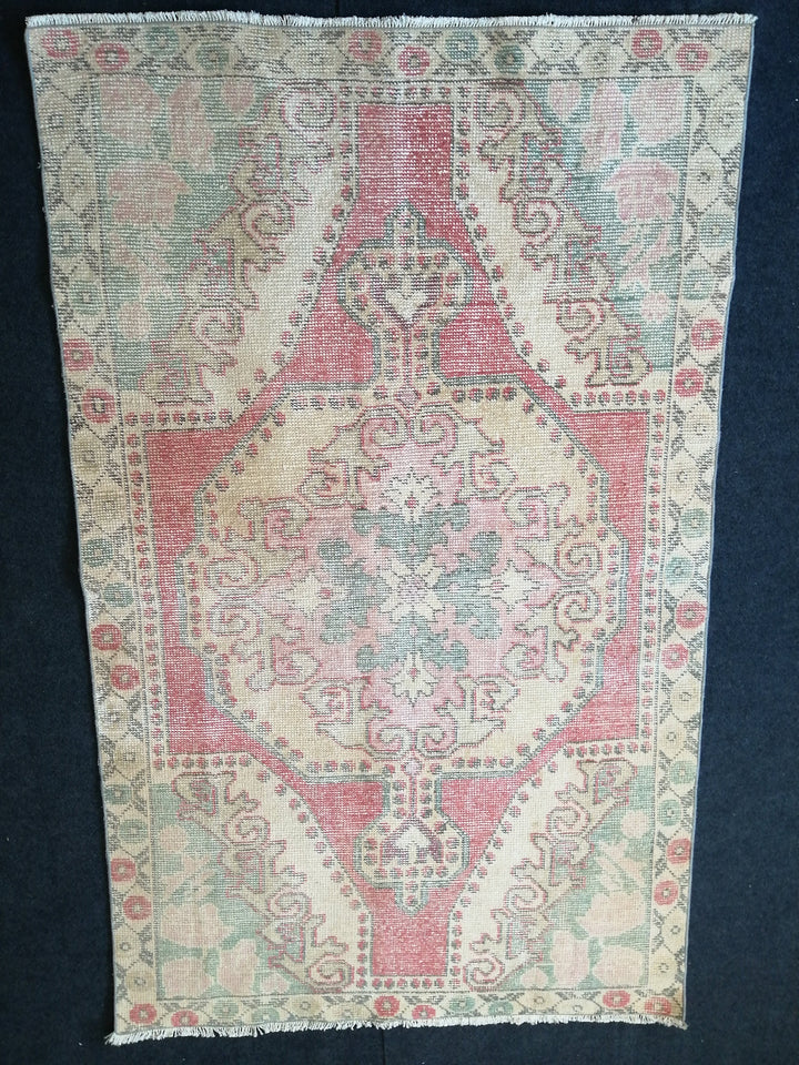 Rust Turkish Oushak Rug Hand-Knotted view