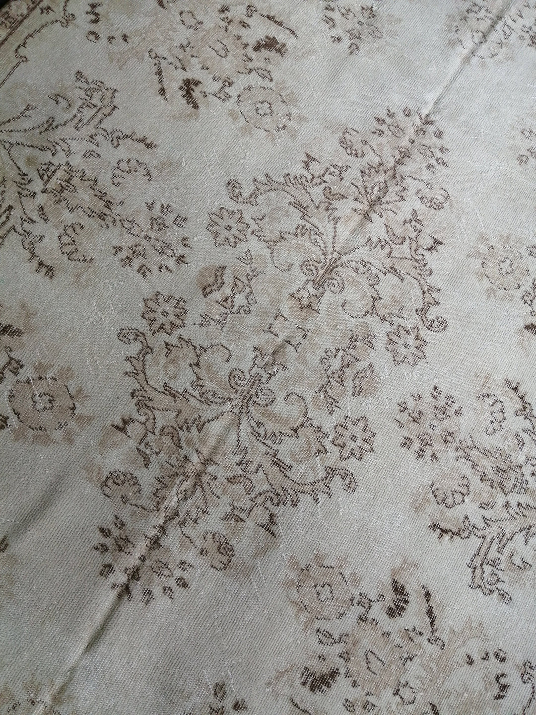 Beige Turkish Runner Rug 5' 5" x 9' Hand-Knotted view