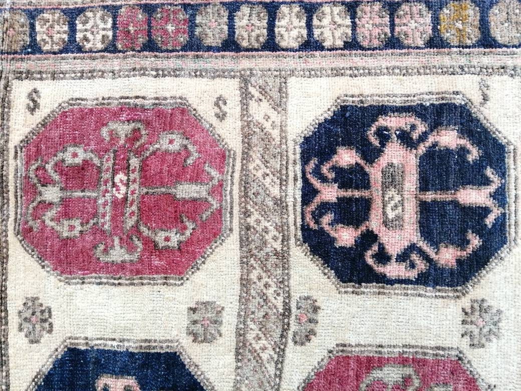 Turkish Oushak Rug 4'2" x 6'1" Hand-Knotted pattern