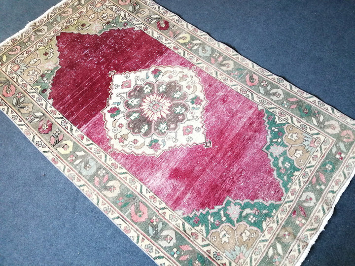 Turkish Oushak Rug Hand-Knotted