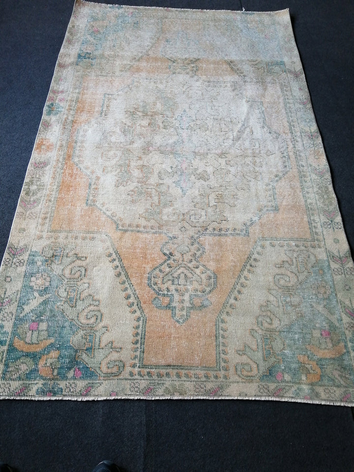Rust Turkish Runner Rug 4' x 6' 11" Hand-Knotted view 9