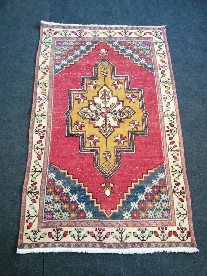 Rust Turkish Oushak Runner Hand-Knotted view