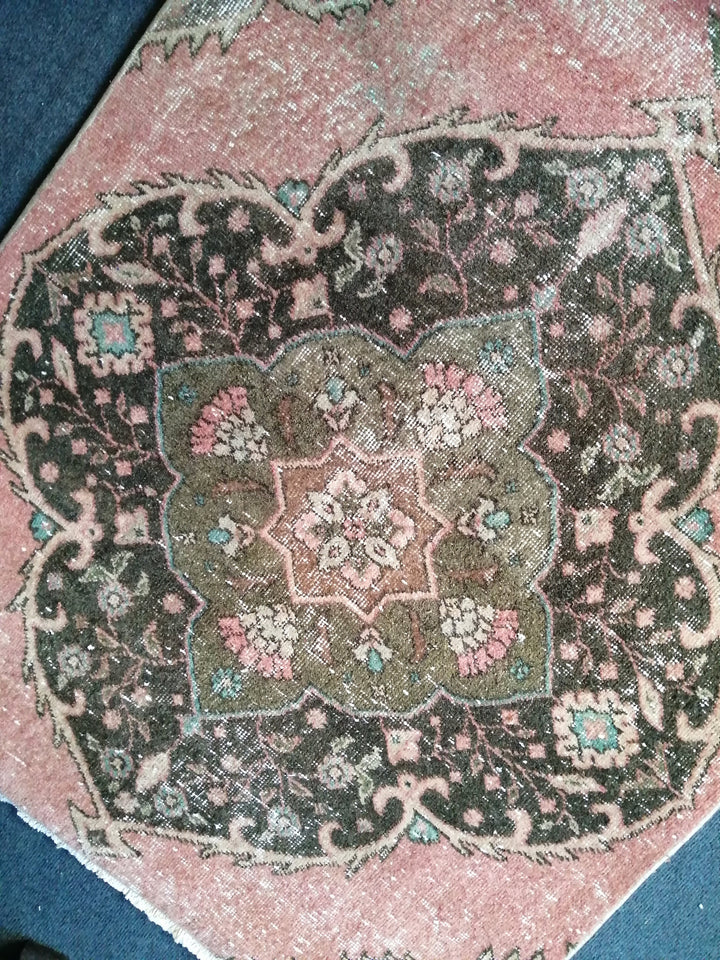Beige Turkish Runner Rug 3' 5" x 11' Hand-Knotted view 9