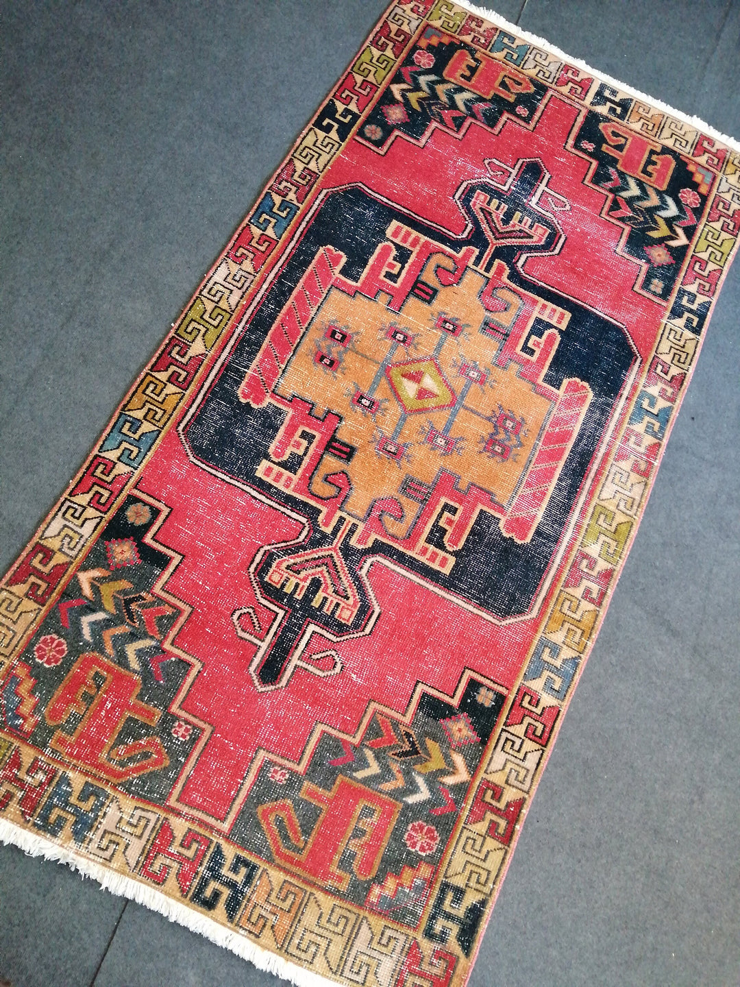 Turkish Oushak Rug 2'8" x 9'10" Hand-Knotted view