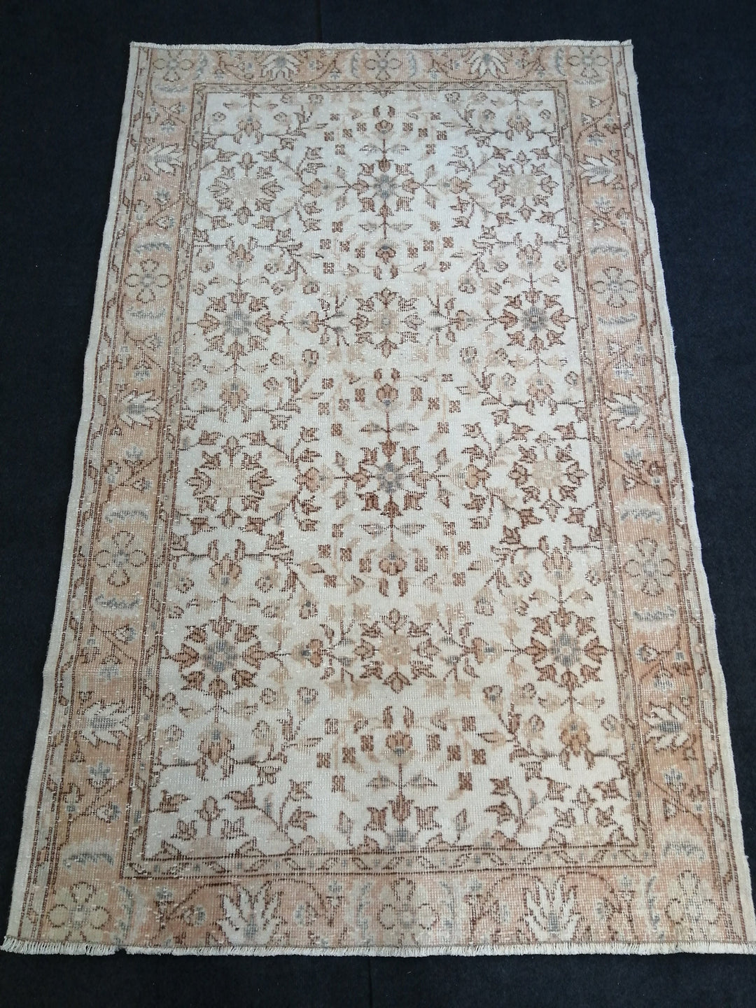 Beige Turkish Runner Rug 3' 1" x 6' 4" Hand-Knotted view