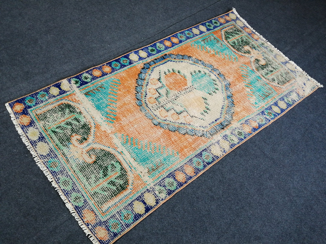 Turkish Oushak Rug 2' 7" x 4' 1" Hand-Knotted
