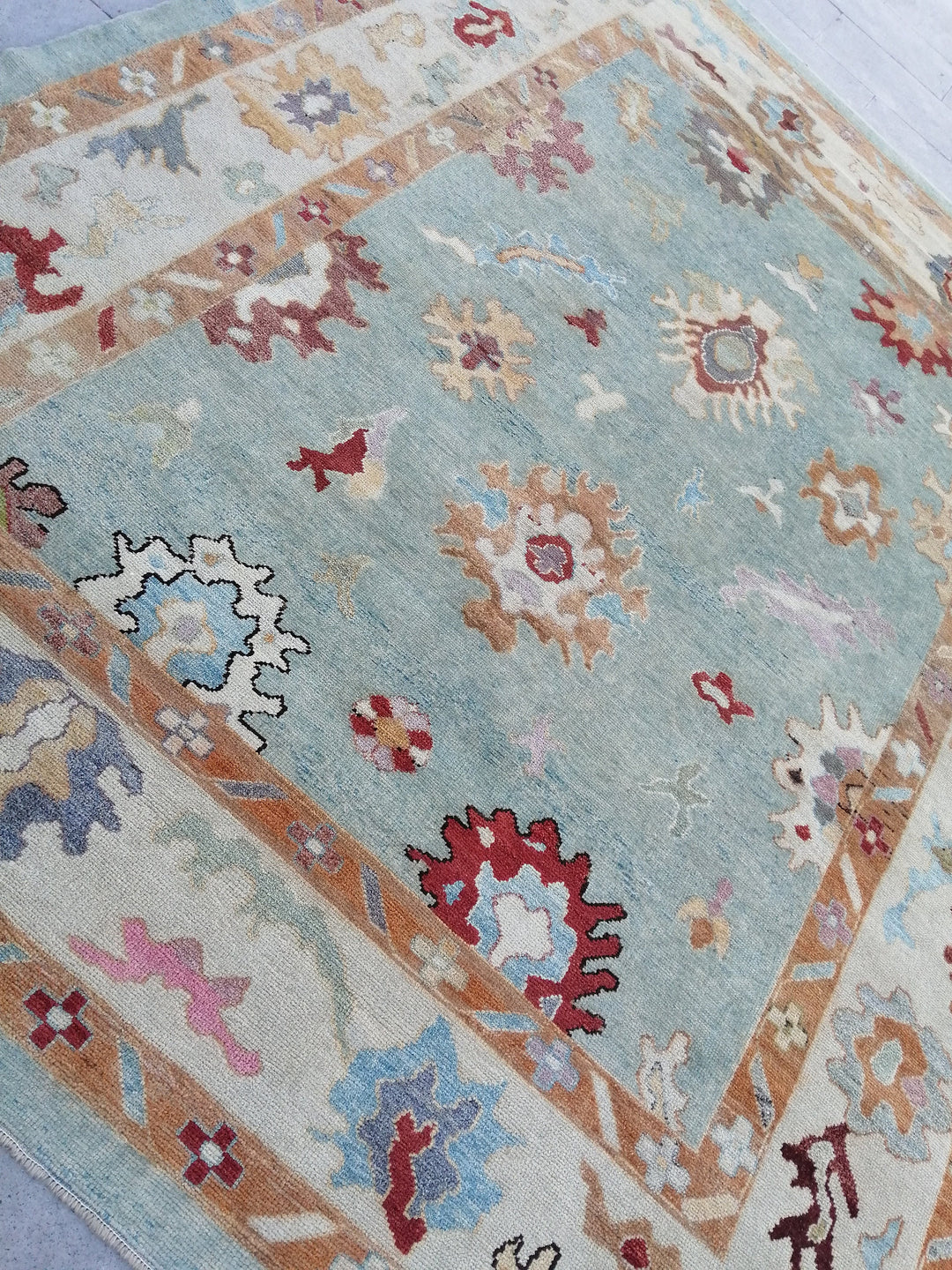 Blue Runner Rug 9' 6" x 11' 11" - No. WR79053