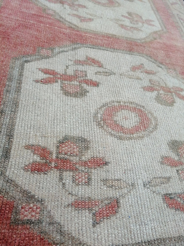 Beige Turkish Runner Rug 3' x 6' Hand-Knotted view 9