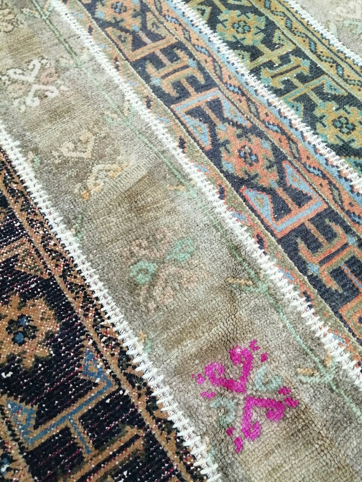 Rust Turkish Runner Rug 5' x 7' 9" Hand-Knotted view 9
