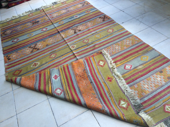 Turkish Runner Rug 5' 11" x 9' 10" Hand-Knotted view