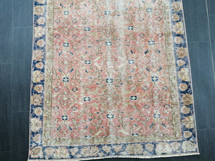 Beige Turkish Runner Rug 3' x 10' 5" Hand-Knotted view 9