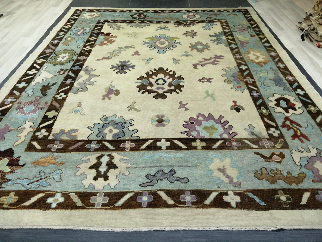 Muted Runner Rug 9' 5" x 11' 10" - No. WR40608
