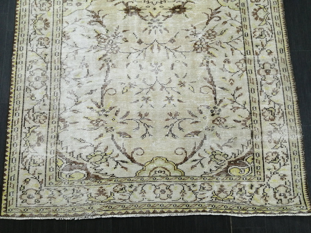 Rust Turkish Runner Rug 6' x 9' 1" Hand-Knotted view