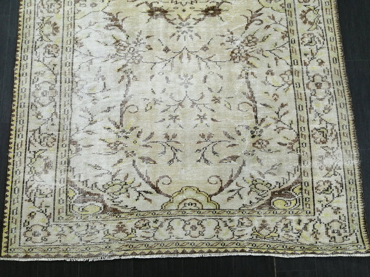 Rust Turkish Runner Rug 6' x 9' 1" Hand-Knotted view