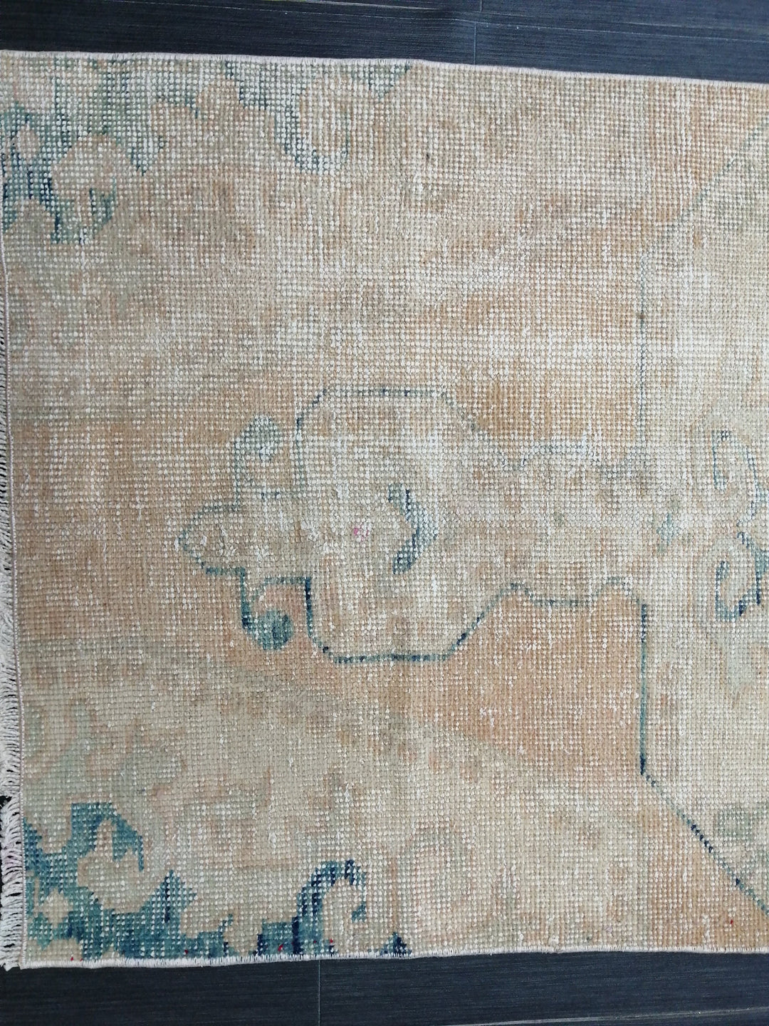 Rust Turkish Runner Rug 2' 9" x 6' 6" Hand-Knotted field